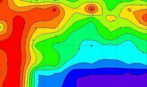 tomografia wykres analizy geologicznej