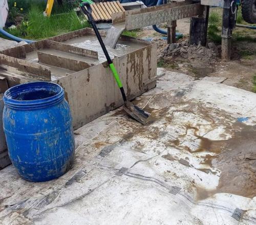 zabezpieczenie terenu podczas odwiertu